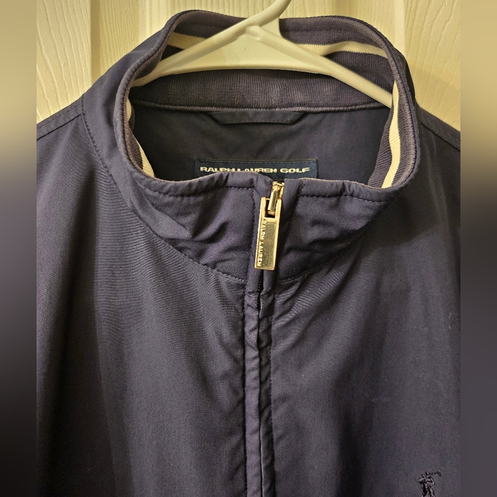 Ralph Lauren Navy Zip-Front Women's Jacket - Picture 3 of 9